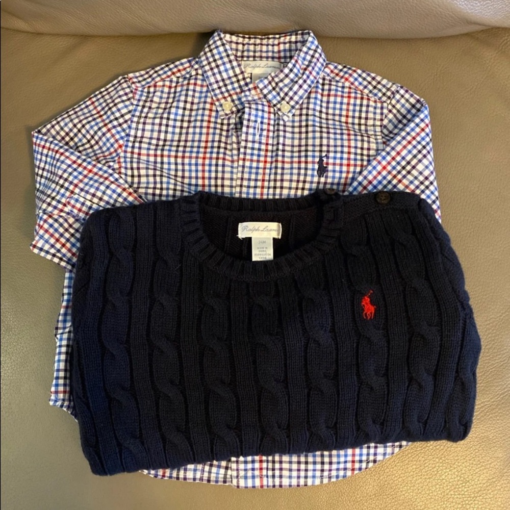Polo Oxford and sweater